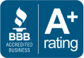 BBB Accredited Business, A+ rating