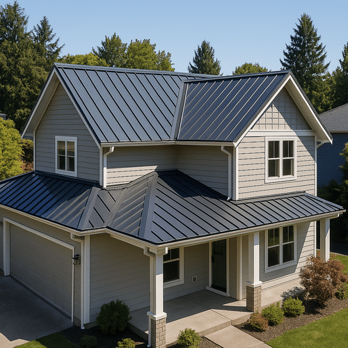 Standing Seam Metal Roof Installation